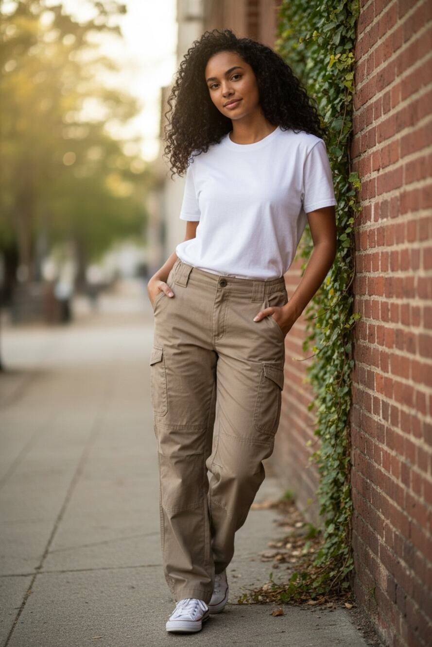 Unisex NEW Pants Cargo Pockets Beige XL Tactical Series Stretchy Casual Sporty